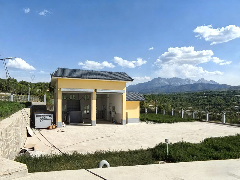 甘肃省临夏回族自治区临夏县水平分体站安装案例